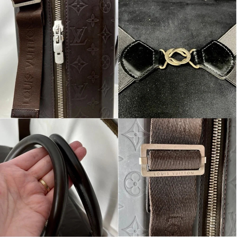 Louis Vuitton Ricky Monogram Glacé Deep Brown Carry-On - Picture 10 of 11